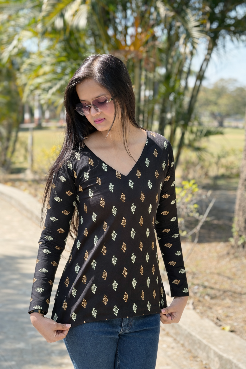 Anaya black Kurti