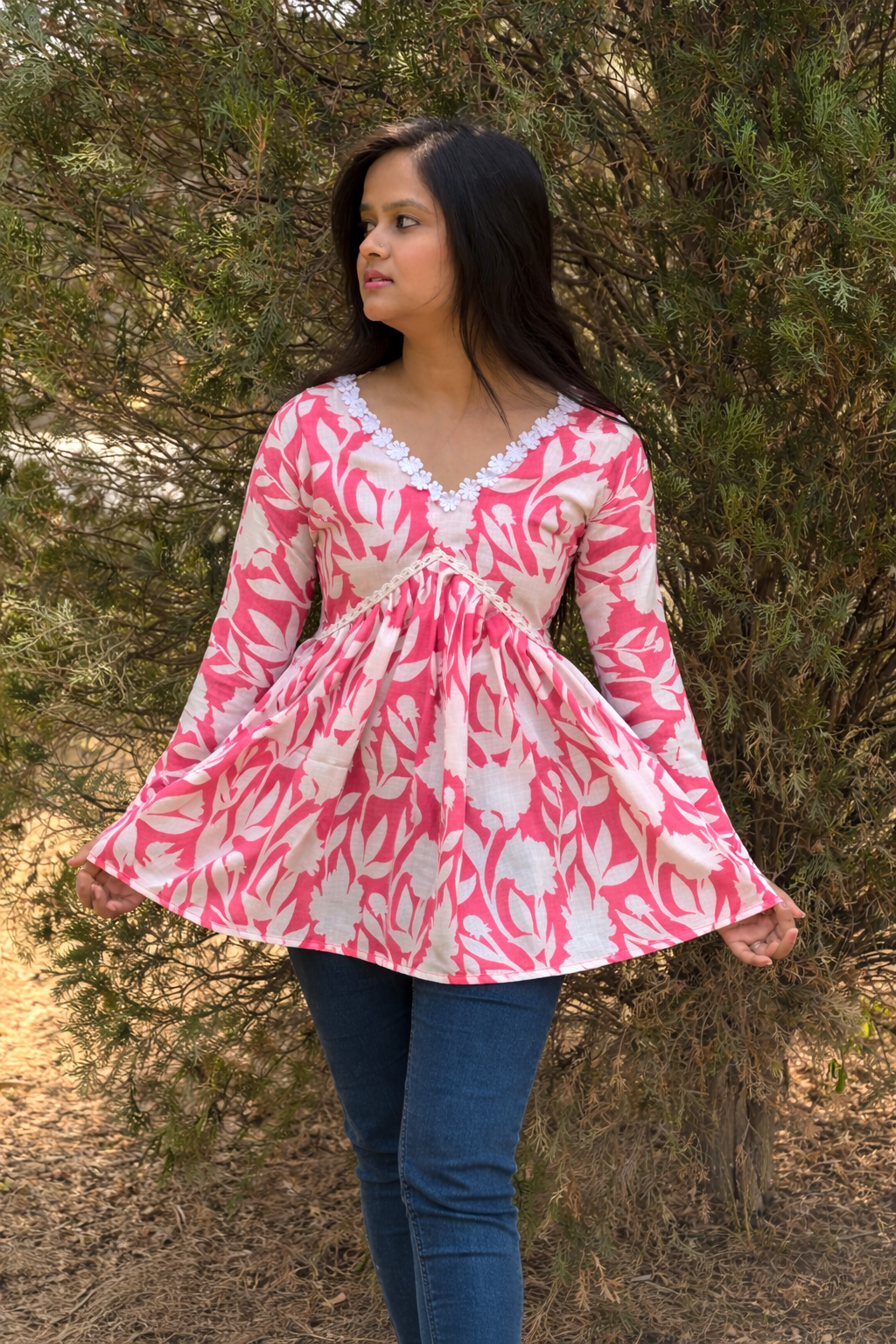 Nazakat Pink Kurti