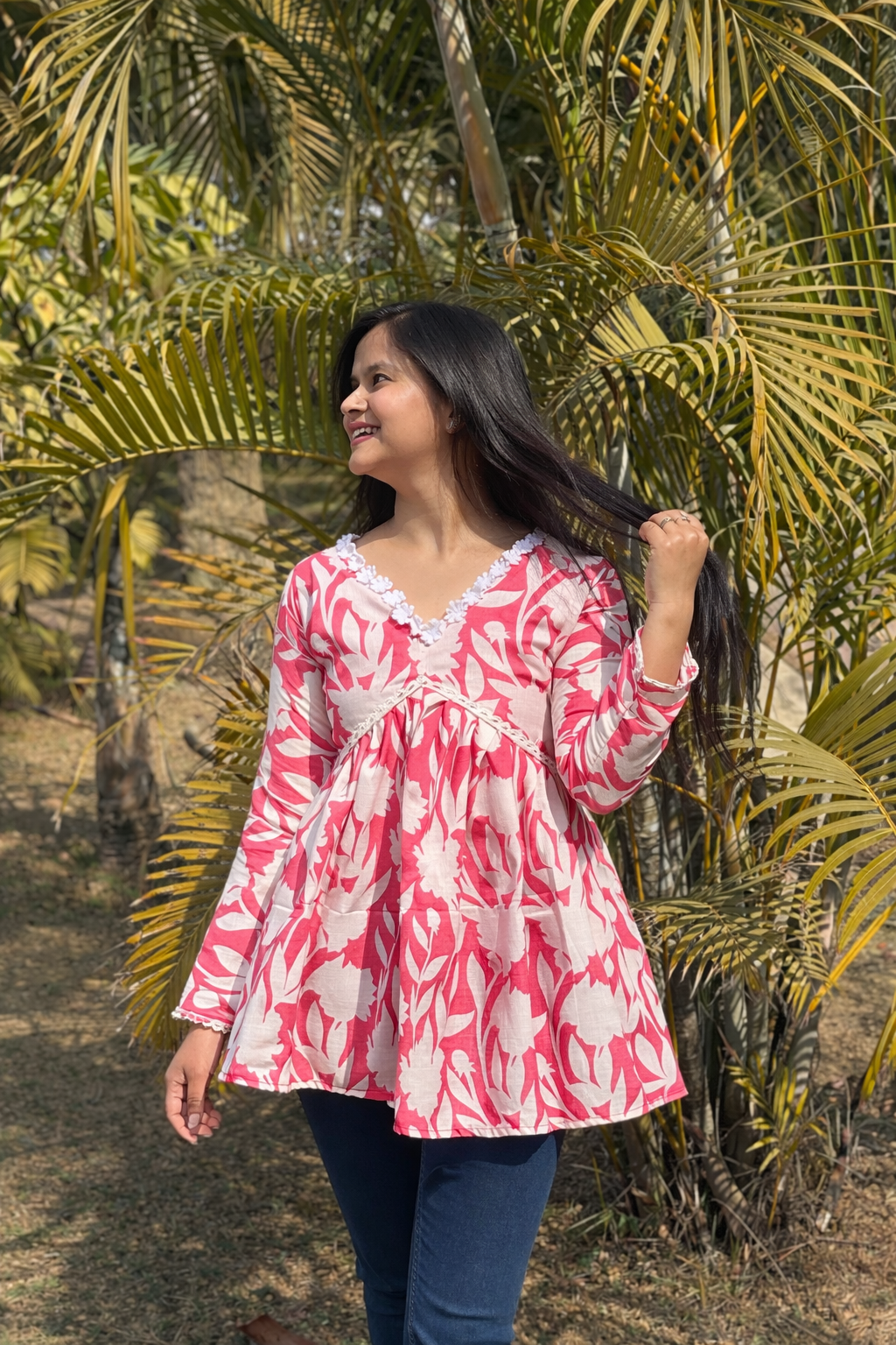 Nazakat Pink Kurti