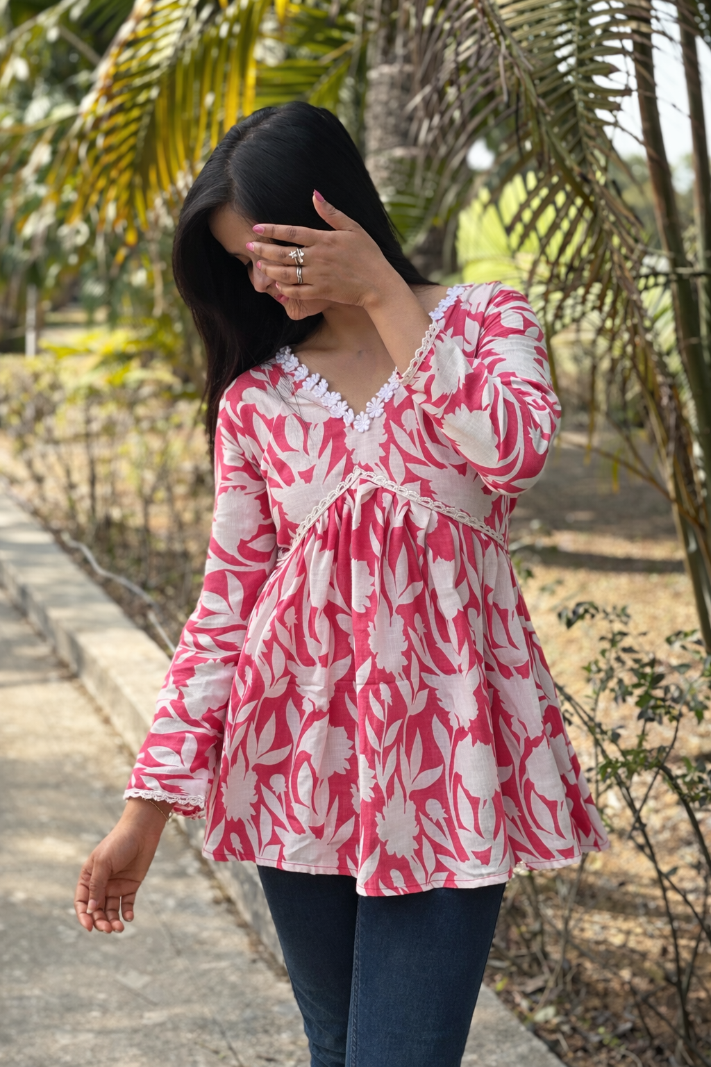 Nazakat Pink Kurti